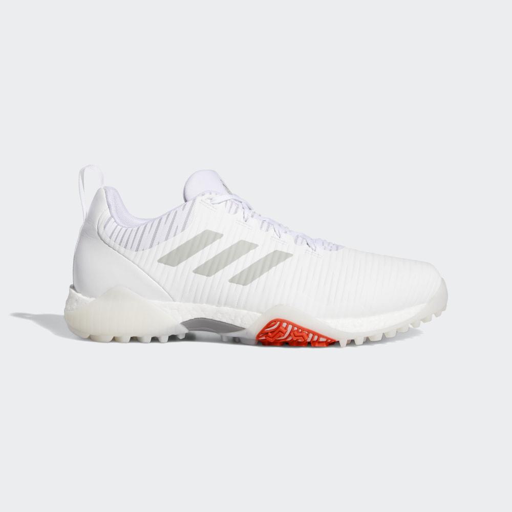 Adidas CodeChaos Hrvatska - Muške Cipele Za Golf - Bijele/Sive (CSYEFW159)